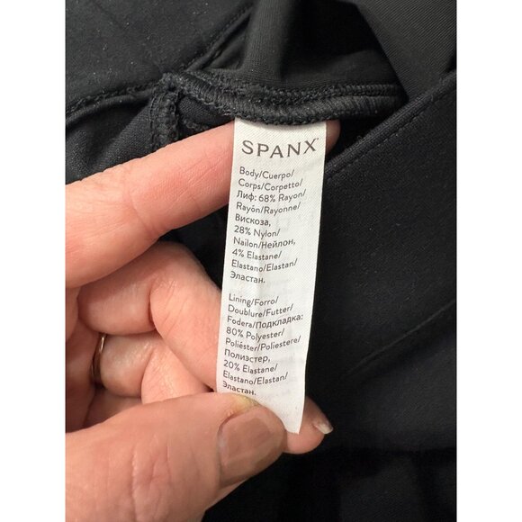 SPANXsupersmooth PerfectFit Ponte Flare Pant Black-sz Small Tall - Picture 11 of 12